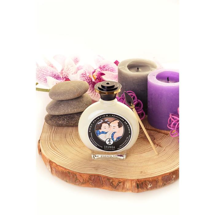 Крем-краска декоративная для тела Shunga Ваниль и Шоколад, 100 мл 7001 SG - SHUNGA  - БодиАрт  - Купить