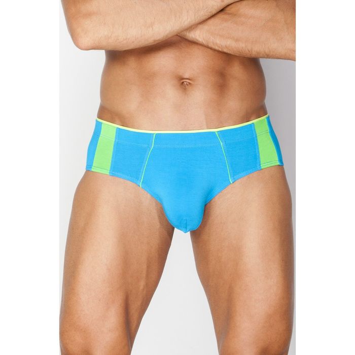 Плавки-слипы Simple Beauty с ярким принтом купить со скидкой в секс шопе  Женское белье, одежда  Пляжная одежда