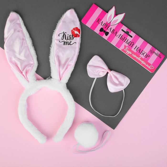 Ушки зайчика с сердечком купить со скидкой в секс шопе  Ролевые костюмы  Зайчик