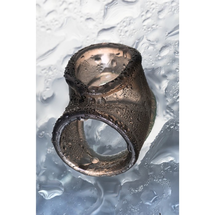 Эрекционное кольцо Toyfa XLover, чёрное 0T-00009592 - TOYFA - Эрекционные кольца - Купить