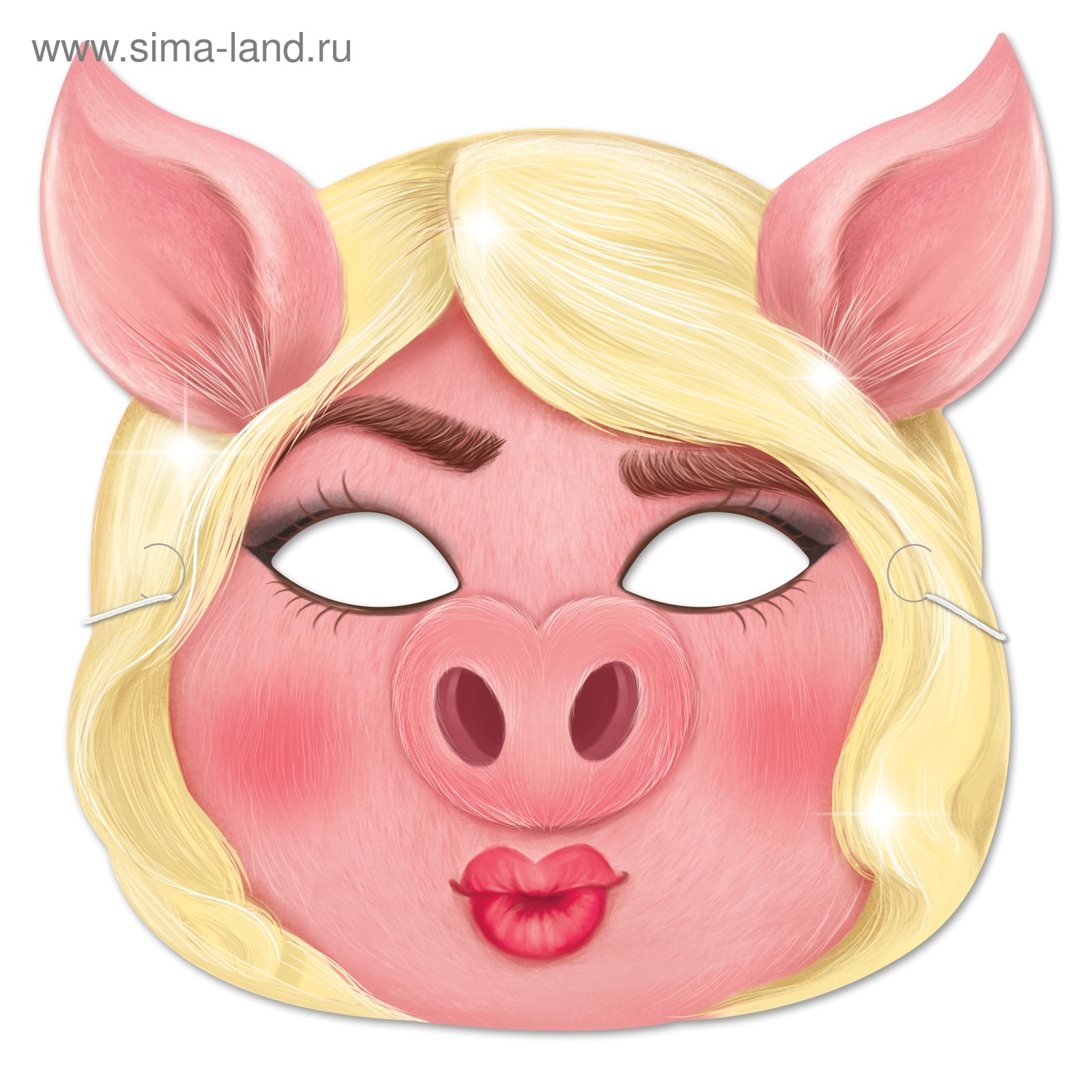 Маска поросенка