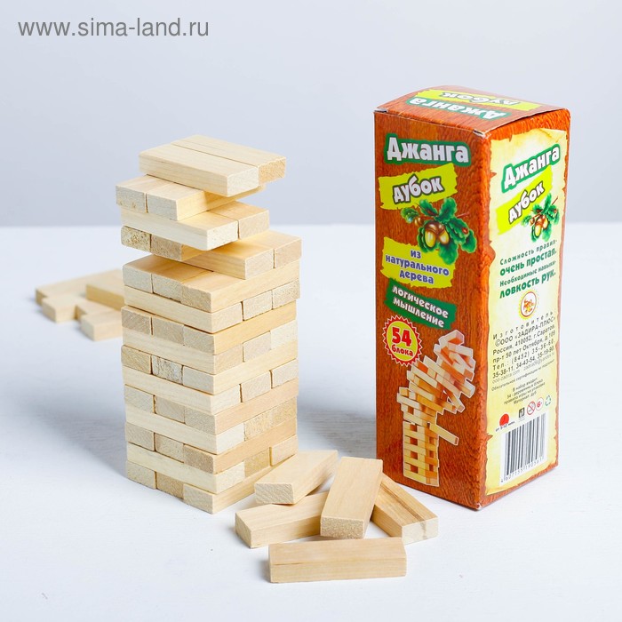 Игра дженга Башня искушений, разноцветный 1362712 - Сима Лэнд 2 - Игры - Купить