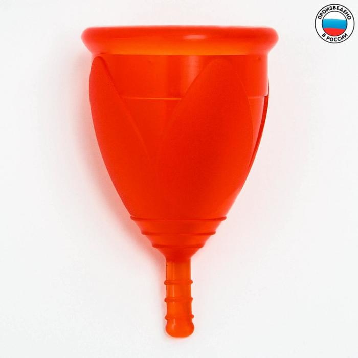 Менструальная чаша Тюльпан L, красная C-01-142-(324-0) - ХОРС - Менструальные чаши - Купить