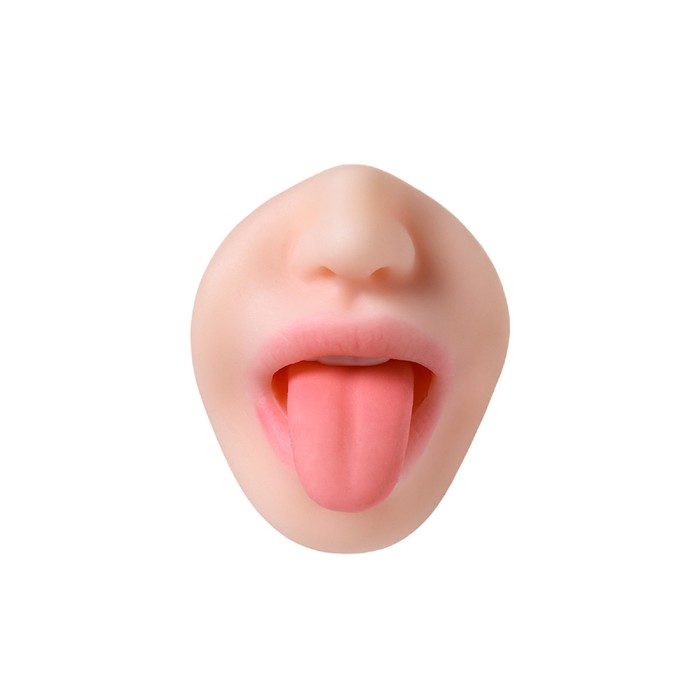Мастурбатор рот и вагина Toyfa Juicy Pussy Fruity Tongue, телесный 0T-00013223 - TOYFA - Вагины - Купить