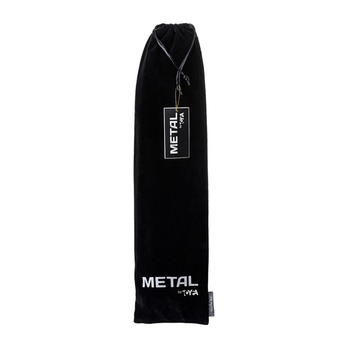 Анальная пробка Metal by Toyfa M с фиолетовым хвостом, серебристая 0T-00015222 - TOYFA - Анальные пробки с хвостом - Купить