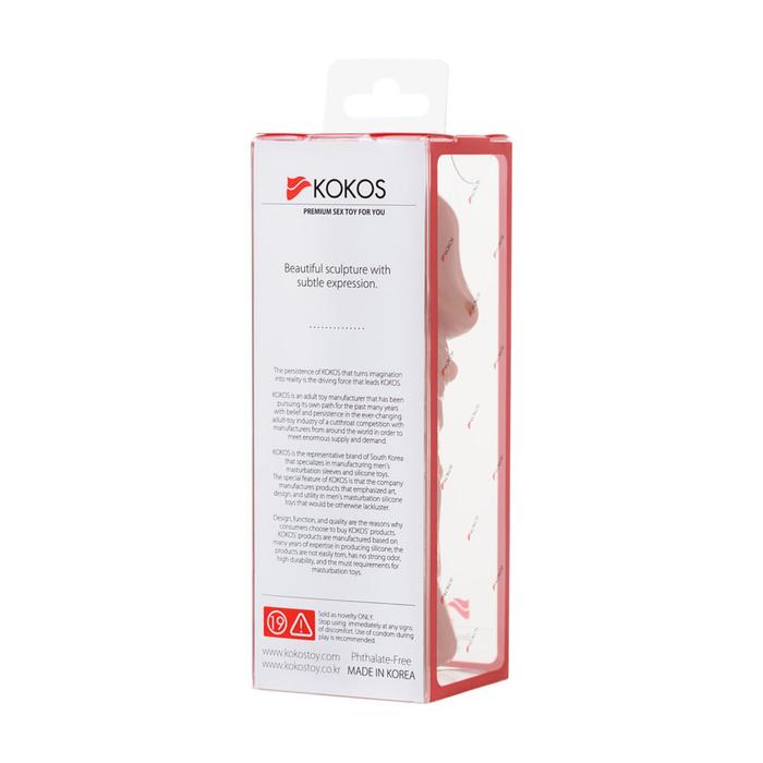 Насадка Kokos Penis Sleeve L с пузырьками, телесная PS.004-L - KOKOS - Насадки на Член - Купить
