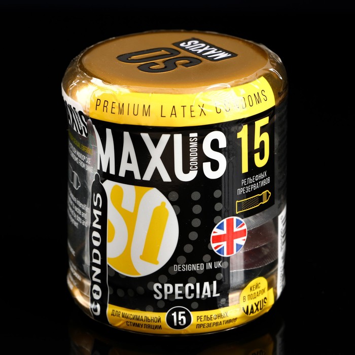 Презервативы точечно-ребристые Maxus Air Special, 3 шт 0901-010 - MAXUS - Ребристые презервативы - Купить