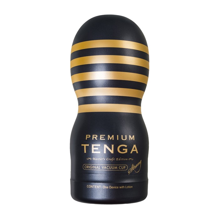 Мастурбатор Tenga Premium Vacuum Cup Gentle, белый TOC-201PS - Tenga - Не анатомические мастурбаторы - Купить
