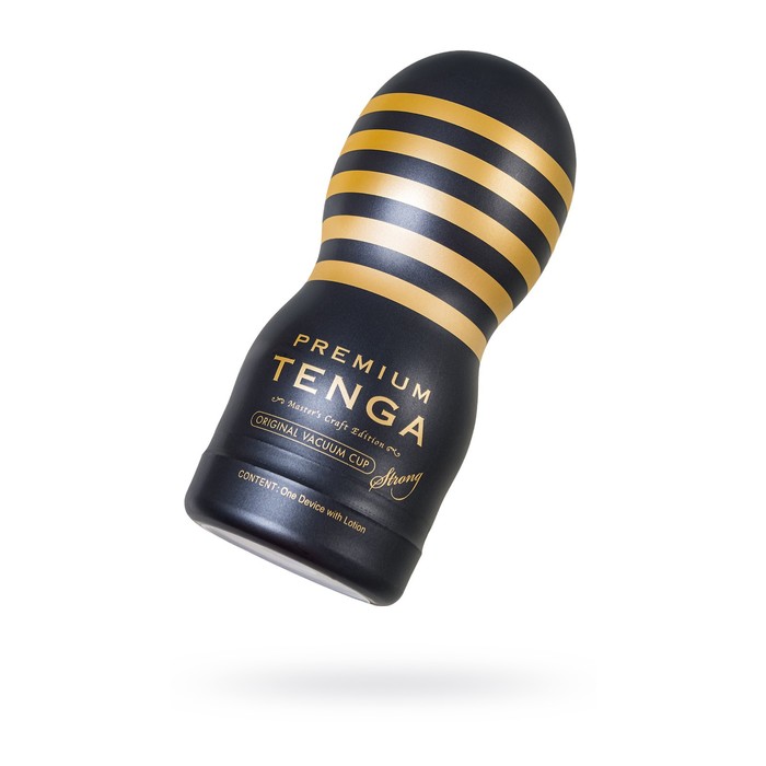 Мастурбатор Tenga Premium Vacuum Cup Gentle, белый TOC-201PS - Tenga - Не анатомические мастурбаторы - Купить