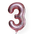 шарики с числами на День рождения