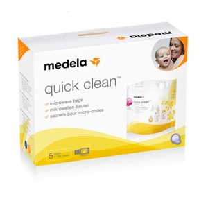 Пакеты для стерилизации в микроволновой печи Quick Clean 5шт