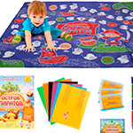 игра с текстильным полотном