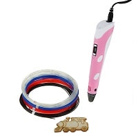 3D-ручка Spider Pen PLUS, с ЖК дисплеем, розовая