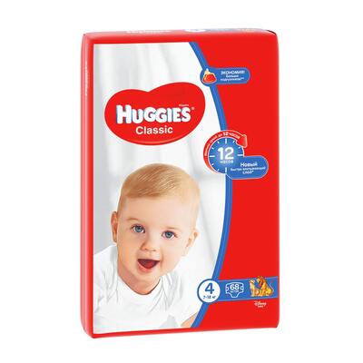 Упаковка подгузников Huggies Classic