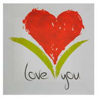 Картина на холсте love you