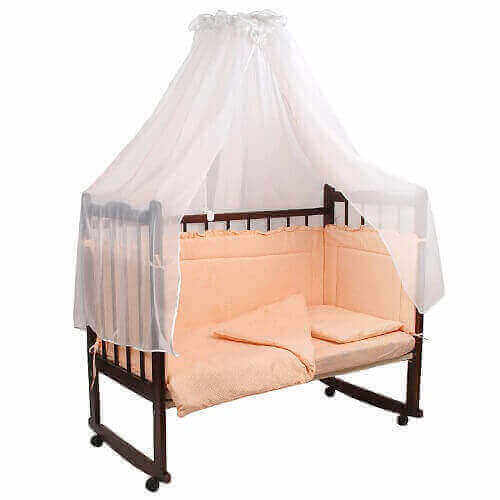 Детская кроватка с поручнями для новорожденных и малышей