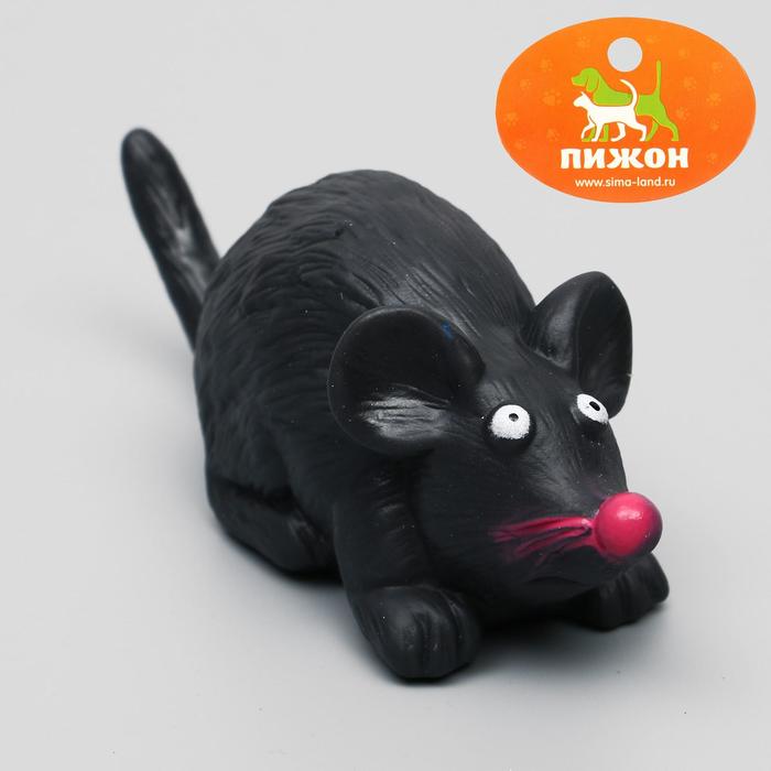 Игрушка пищащая &quot;Мышь&quot;, 14,5 см, микс цветов