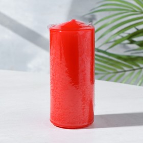 Candle classic 5x12 cm, red