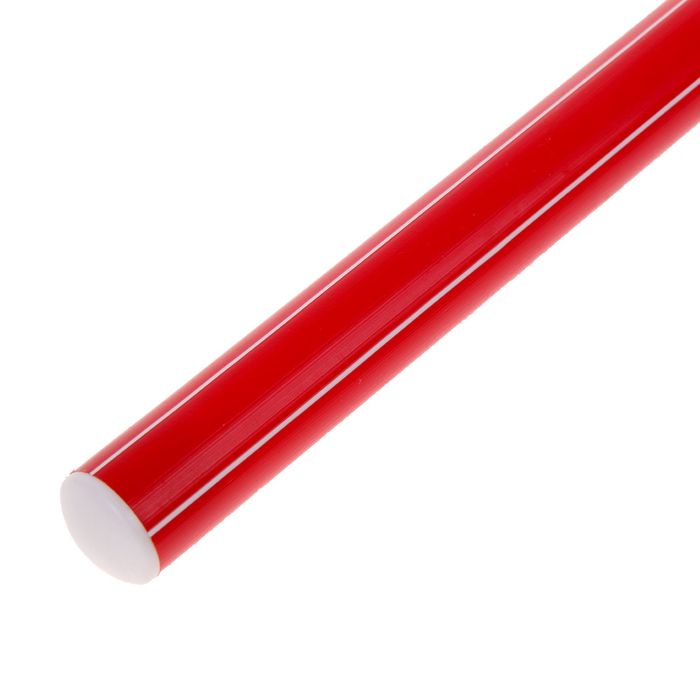Палка гимнастическая 30 см, цвет: красный - фото 797681386