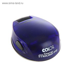 Оснастка для круглой печати Colop, диаметр 40 мм, ручная, пластиковая, синяя