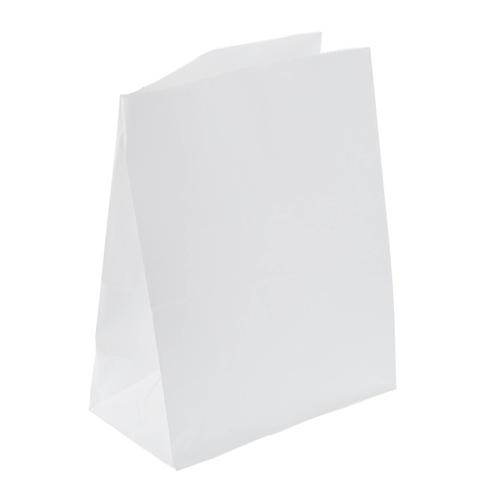 Пакет крафт бумажный фасовочный, прямоугольное дно 26 х 15 х 34 см