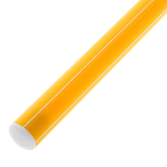 Палка гимнастическая 30 см, цвет: желтый - фото 797681567