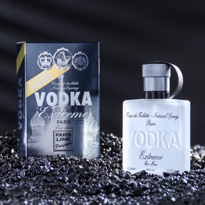Туалетная вода мужская Vodka Extreme Intense PerfumeD, 100 мл - фото 124843