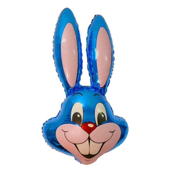 Шар фольгированный 24" «Кролик», цвет синий - фото 125425