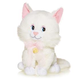 Мягкая музыкальная игрушка «Котёнок Лапушка белый»
