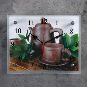 Часы настенные, серия: Интерьер, "Японский чайный набор", 20х25  см, без выбора вариантов товара