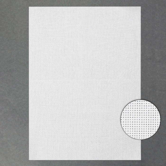 Канва для вышивания №11, 30 × 40 см, цвет белый - фото 79033535