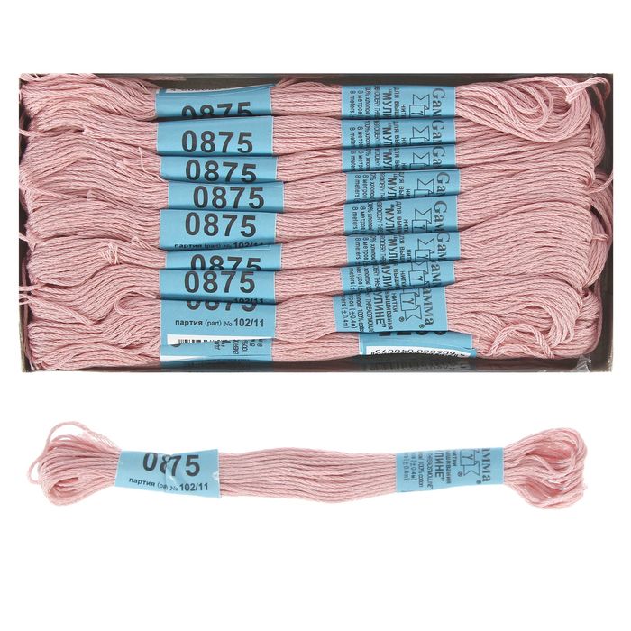 пнк им кирова 9312. нитки мулине розовые. кирова). нитки мулине bestex. мулине dmc хлопок №605.