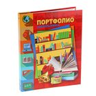Портфолио "Школьное" А4 на кольцах, 20 файлов, 10 вкладышей, красное Портфолио "Школьное" А4 на кольцах, 20 файлов, 10 вкладышей, красное