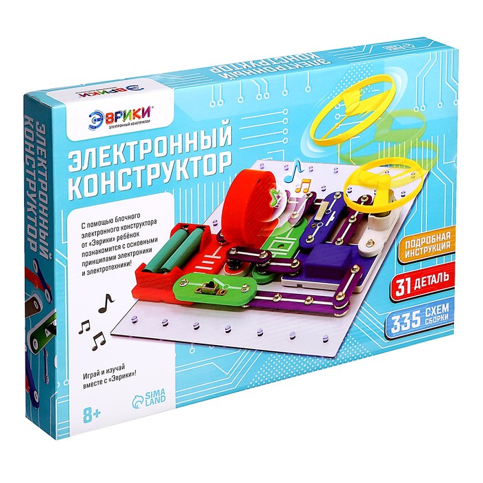 Эврики конструктор электронный 335 схем