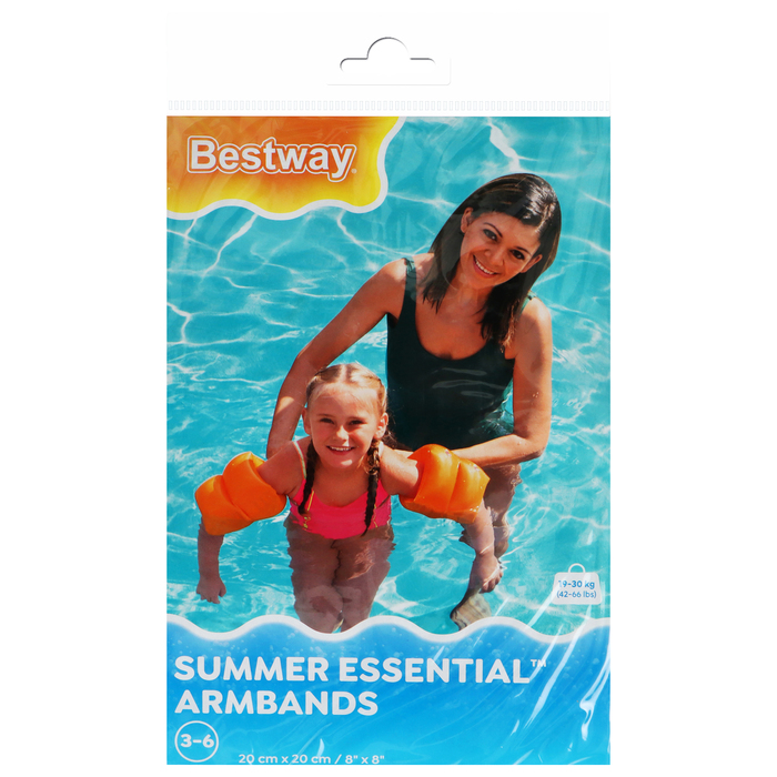 Нарукавники для плавания, 20 х 20 см, 3-6 лет, цвет МИКС