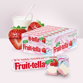 Жевательная конфета Fruittella, "Клубничный йогурт", 42,5 г