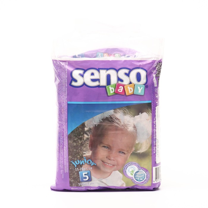 Подгузники «Senso baby» Junior, 11-25 кг, 16 шт/уп