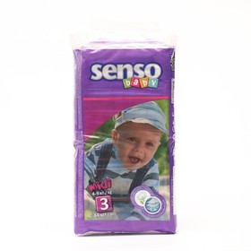 Подгузники «Senso baby» Midi (4-9 кг), 44 шт