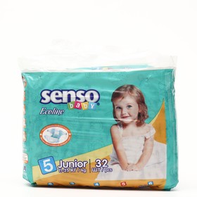 Подгузники «Senso baby» Ecoline Junior (11-25 кг), 32 шт