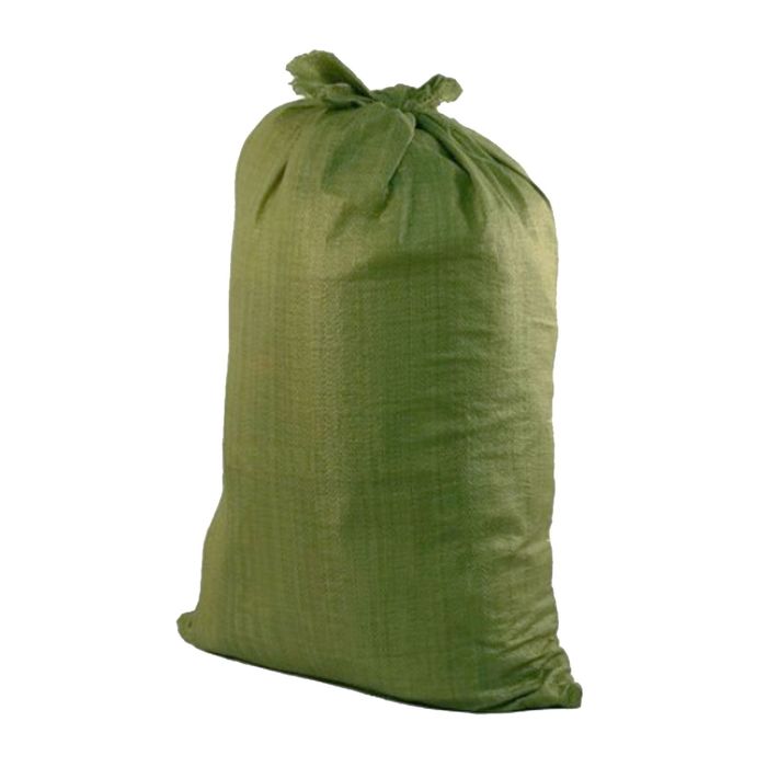 Мешок полипропиленовый 90 х 130 см, для строительного мусора, зеленый, 70 кг