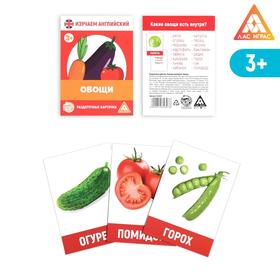 Обучающие карточки «Изучаем английский. Овощи», 16 штук, 3+ в Донецке