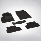 Ворсовые коврики на резиновой основе Chevrolet Cruze 1310150 - фото 53126