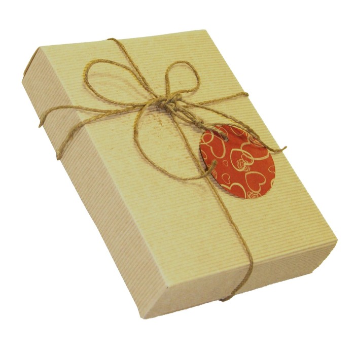 Картонная коробка для подарка