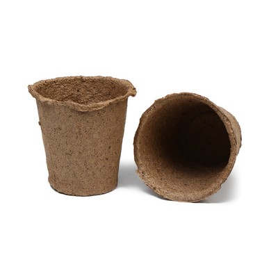 Торфяной горшок, 250 мл, 8 × 8 см, набор 20 шт., «Умный город»