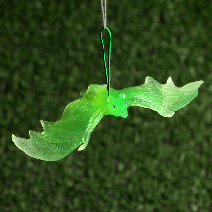 Светящаяся декоративная подвеска "Летучая мышь", 11 × 4 см - фото 314588