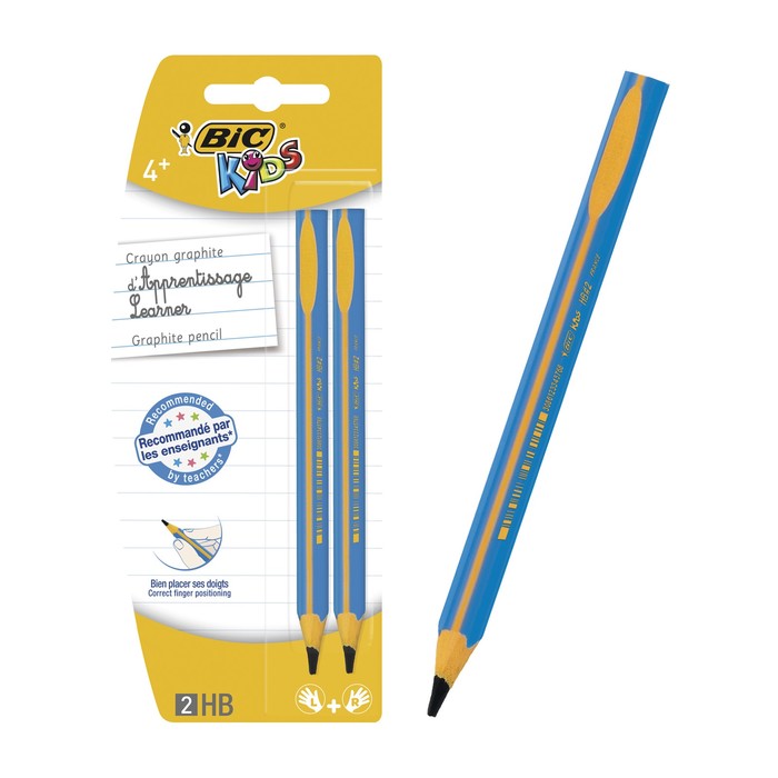 Набор карандашей чернографитных JUMBO 2 штуки BIC Kids HB д.4мм, пластиковые 919261