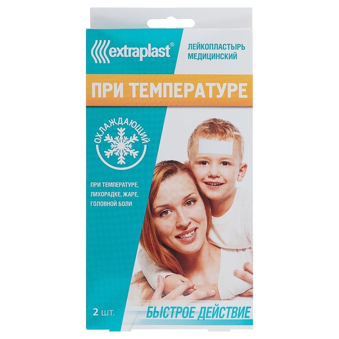 Пластырь Extraplast, охлаждающий при температуре, 2 шт