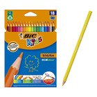 Цветные карандаши 18 цветов, детские, шестигранные, ударопрочные, BIC Kids Evolution - фото 3903127