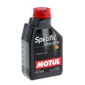 Моторное масло MOTUL Specific VW 50400/50700 5W-30, 1 л 106374