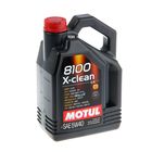 Моторное масло MOTUL 8100 X-Clean 5W-40 A3/B4/C3, 4 л 1435184 Моторное масло MOTUL 8100 X-Clean 5W-40 A3/B4/C3, 4 л 1435184
